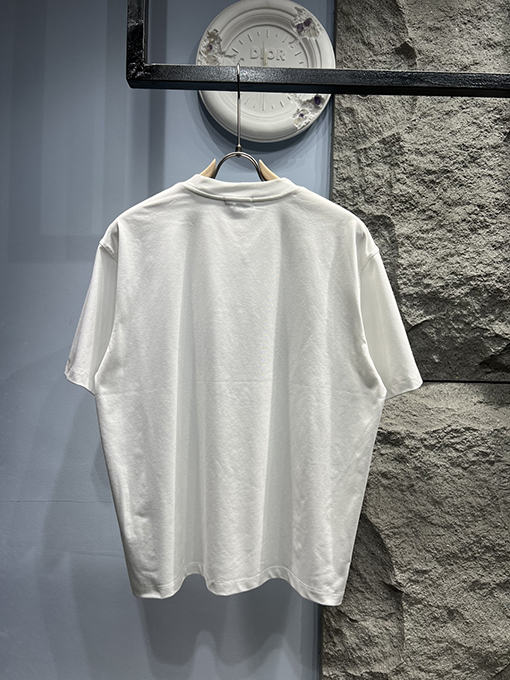 バレンシアガコピー ダッドシューズ ロゴデザイン クルーネック 半袖Tシャツ