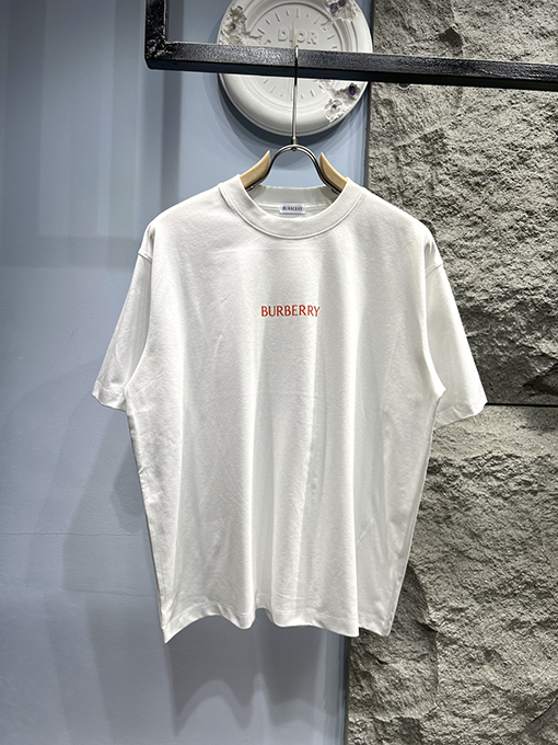 バーバリー アルファベットプリント クルーネック 半袖Tシャツ