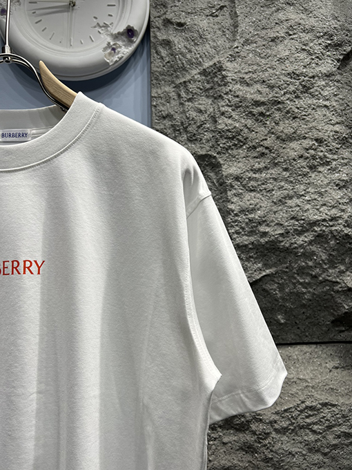 バーバリー アルファベットプリント クルーネック 半袖Tシャツ