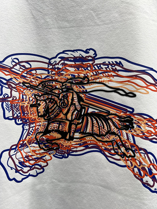 バーバリー アルファベットプリント クルーネック 半袖Tシャツ