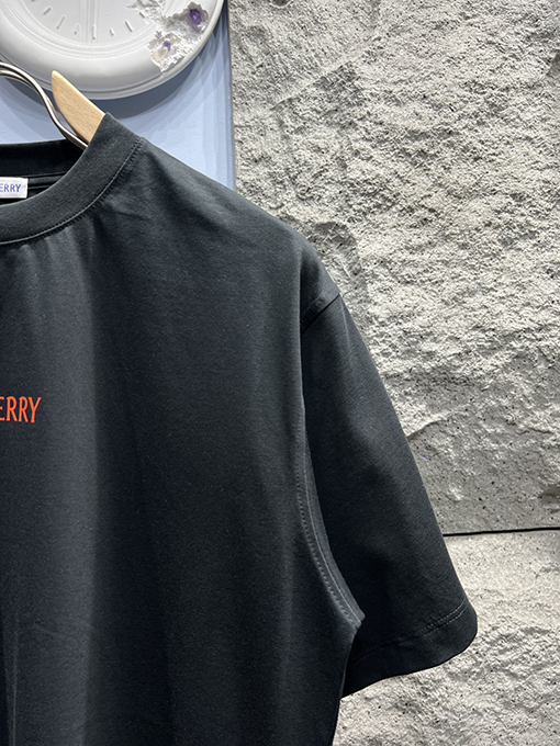 バーバリー アルファベットプリント クルーネック 半袖Tシャツ