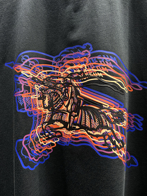 バーバリー アルファベットプリント クルーネック 半袖Tシャツ