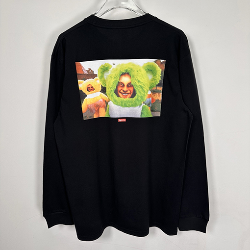 シュプリーム X Aphex Twin SS25 Donkey Rhubard 長袖Tシャツ