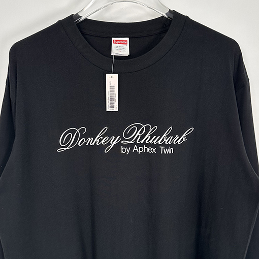 シュプリーム X Aphex Twin SS25 Donkey Rhubard 長袖Tシャツ