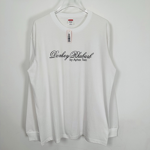 シュプリーム X Aphex Twin SS25 Donkey Rhubard 長袖Tシャツ