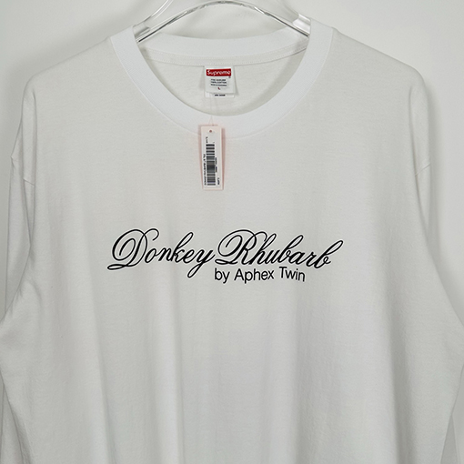 シュプリーム X Aphex Twin SS25 Donkey Rhubard 長袖Tシャツ