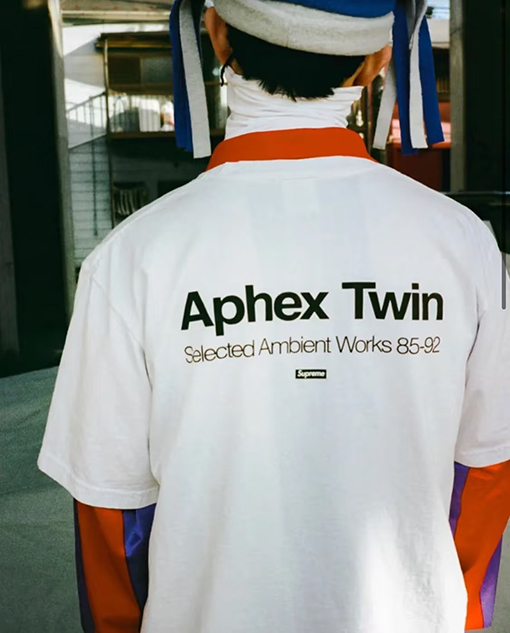シュプリーム Supreme SS25 Aphex Twin コラボ限定Tシャツ