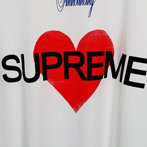 シュプリーム SS25 ANNOUNCING Loveロゴ入りTEE