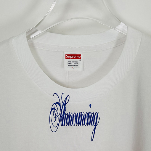 シュプリーム SS25 ANNOUNCING Loveロゴ入りTEE