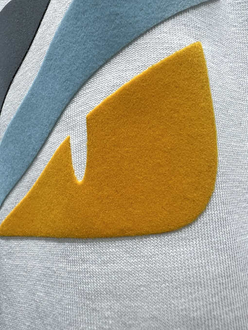 フェンディ 新作 小さなモンスター刺繍ロゴ 半袖Tシャツ