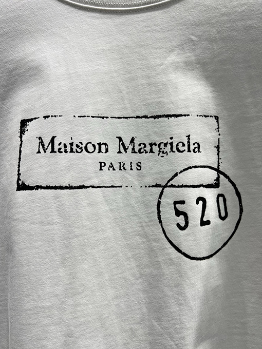 マルタンマルジェラスーパーコピー520限定モデル ロゴプリント 半袖Tシャツ