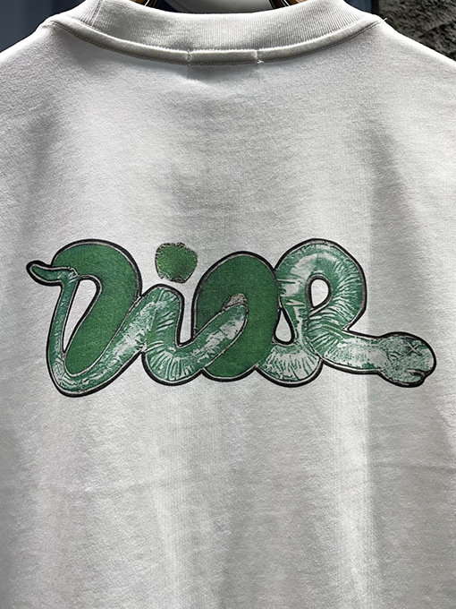 ディオール 蛇年限定 カスタム 半袖Tシャツ 