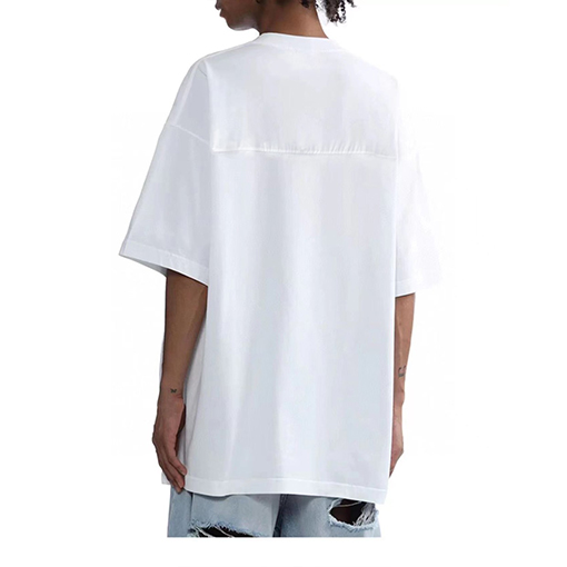 プラダスーパーコピーシンプルロゴ フェイクポケット 半袖Tシャツ
