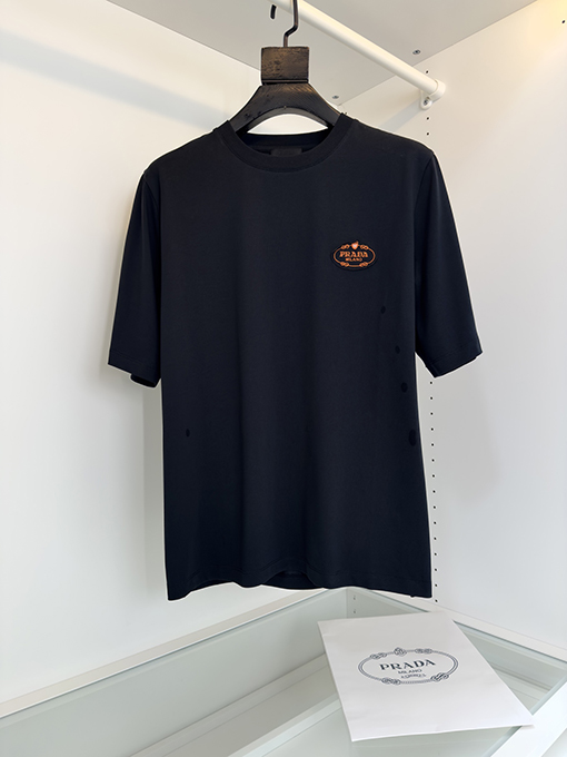プラダ ゆったりシルエット クルーネック 半袖Tシャツ