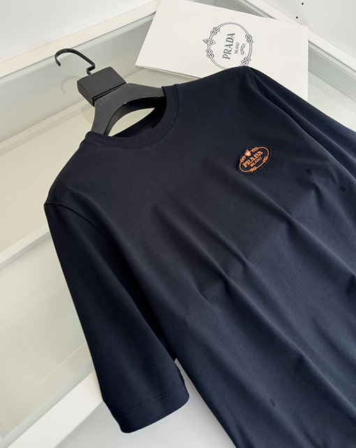 プラダ ゆったりシルエット クルーネック 半袖Tシャツ