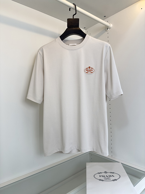 プラダ ゆったりシルエット クルーネック 半袖Tシャツ