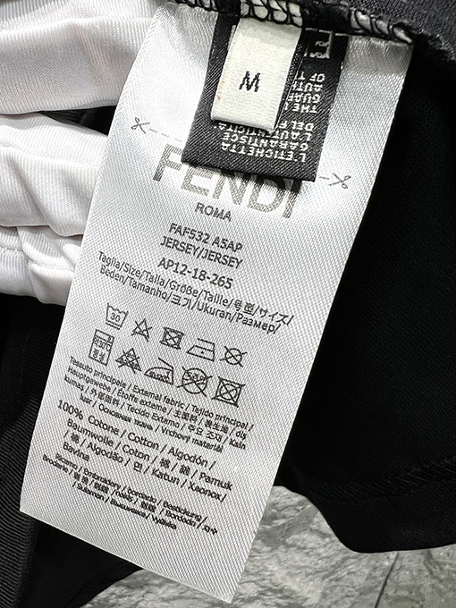 フェンディ 新作 ダブルFロゴ 半袖Tシャツ