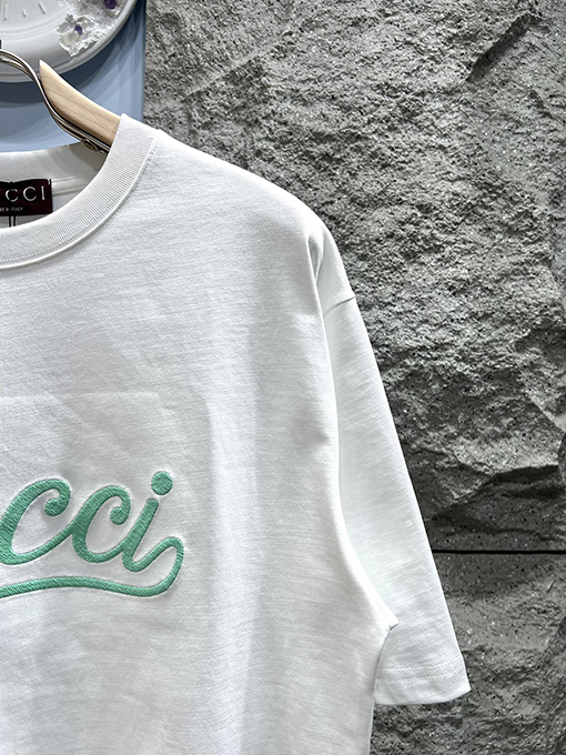 グッチコピー新作 ビッグロゴデザイン 半袖Tシャツ