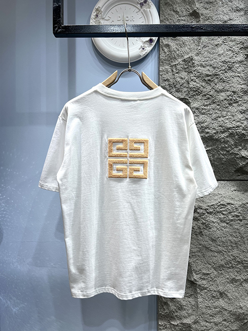 ジバンシイフロッキーロゴレタリング 半袖Tシャツ