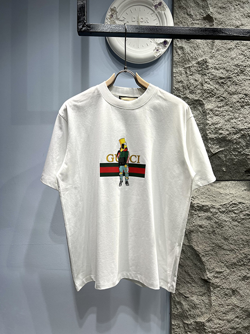 グッチカートゥーンシリーズ 半袖Tシャツ
