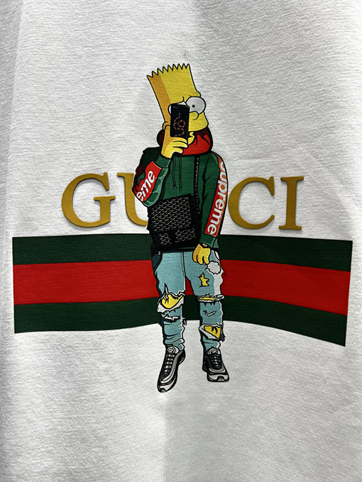 グッチカートゥーンシリーズ 半袖Tシャツ