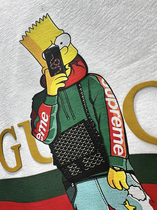 グッチカートゥーンシリーズ 半袖Tシャツ