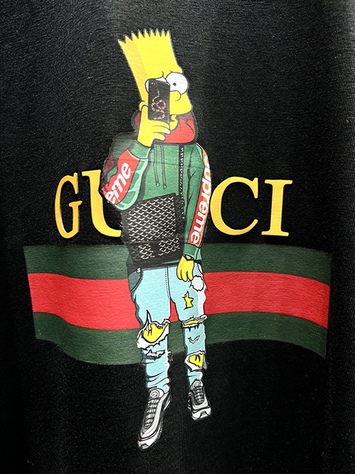 グッチカートゥーンシリーズ 半袖Tシャツ