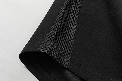 フェンディ ダブルFF刺繍ロゴ メッシュ切り替え 5分丈ショートパンツ