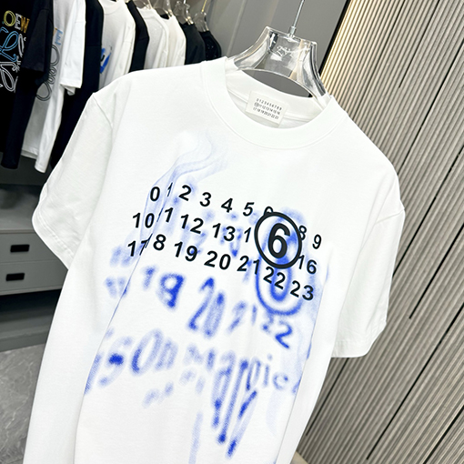 マルタンマルジェラクルーネック半袖Tシャツ