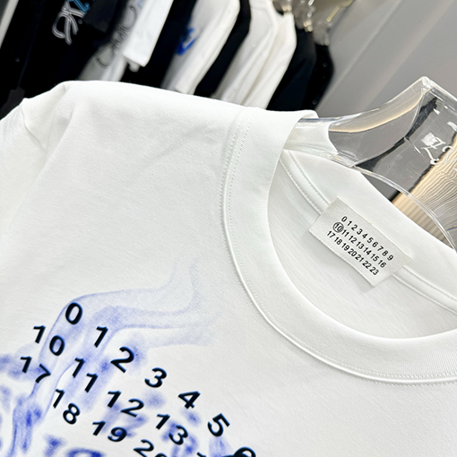マルタンマルジェラクルーネック半袖Tシャツ
