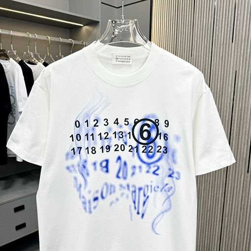 マルタンマルジェラクルーネック半袖Tシャツ