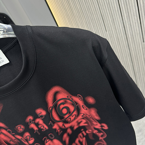 マルタンマルジェラクルーネック半袖Tシャツ