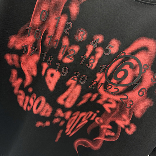 マルタンマルジェラクルーネック半袖Tシャツ