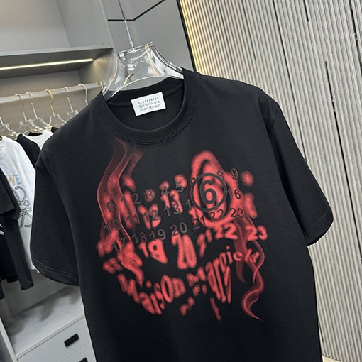 マルタンマルジェラクルーネック半袖Tシャツ