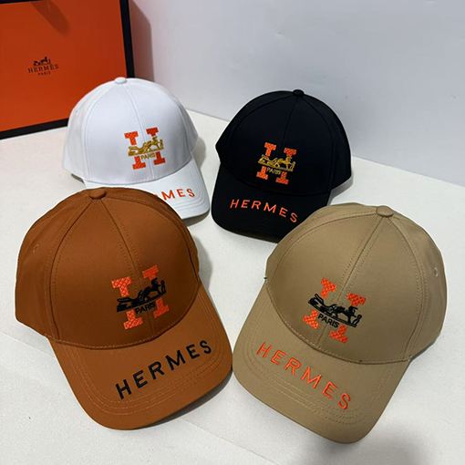 エルメス 限定 刺繍入り ベースボールキャップ