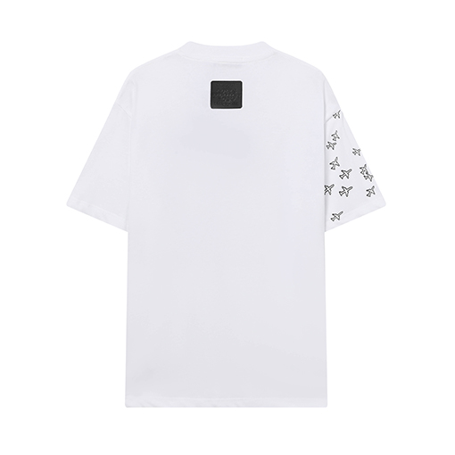 ルイヴィトン小さな飛行機プリント 半袖Tシャツ