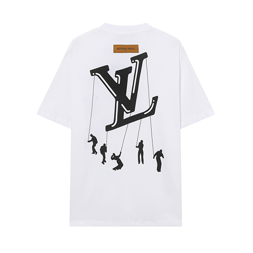 ルイヴィトンスーパーコピー25SS 新作 小さな飛行機プリント 半袖Tシャツ