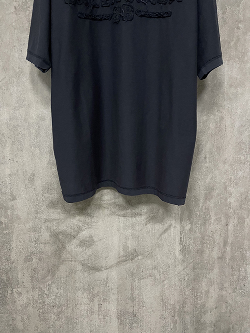 バレンシアガアップリケ刺繍 半袖Tシャツ