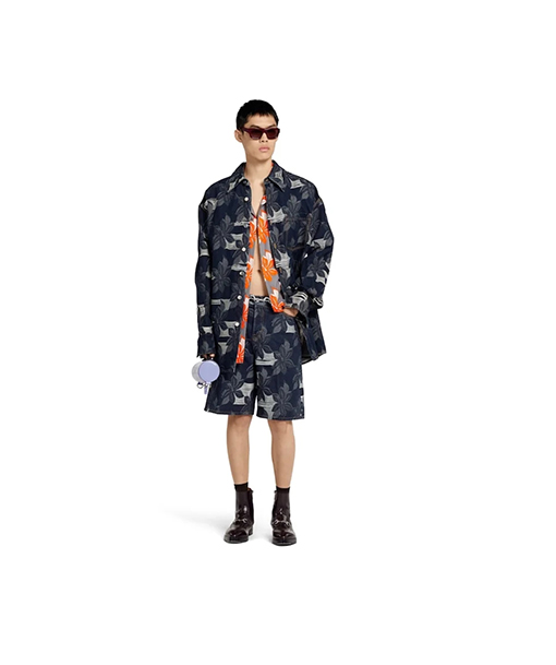 グッチジャカード デニムショートパンツ