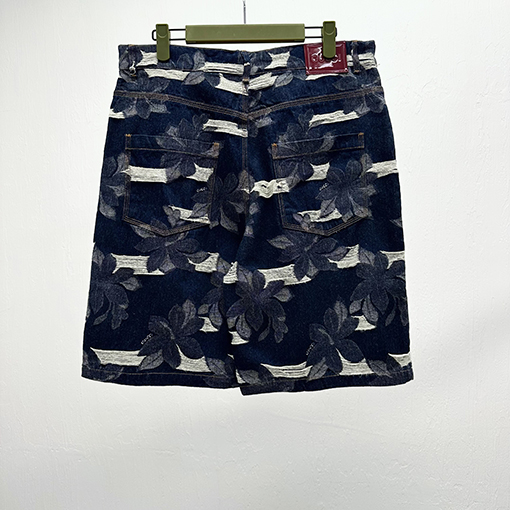グッチジャカード デニムショートパンツ