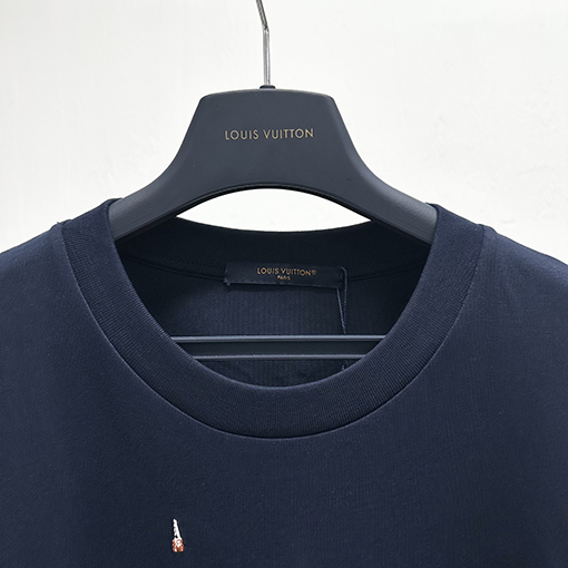 ルイヴィトンロゴ刺繍 半袖Tシャツ