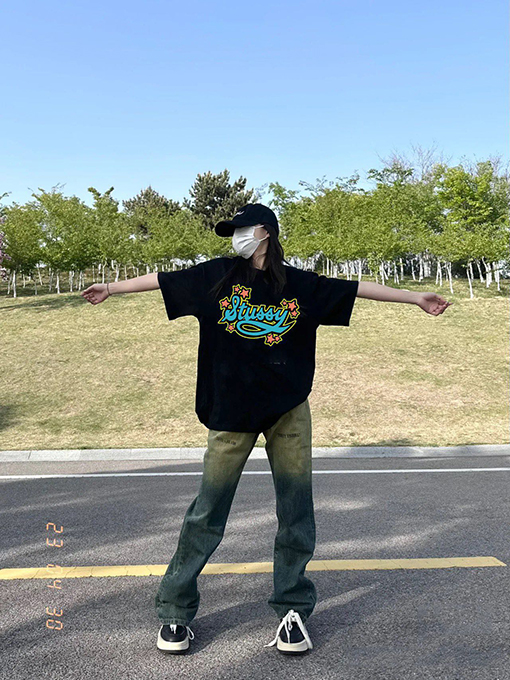 ステューシースーパーコピーニット素材 スポーツ半袖Tシャツ