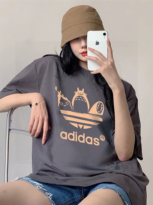 アディダス×トトロ コラボ カップル 半袖Tシャツ