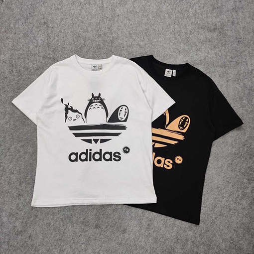 アディダス×トトロ コラボ カップル 半袖Tシャツ