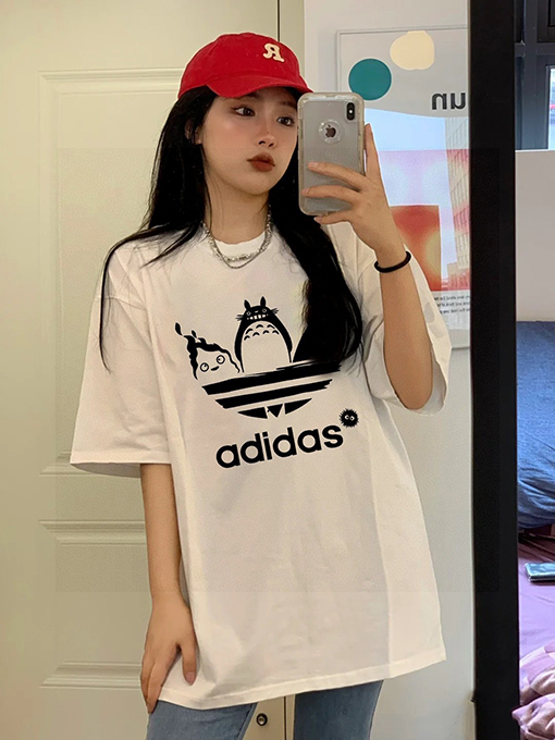 アディダス×トトロ コラボ カップル 半袖Tシャツ