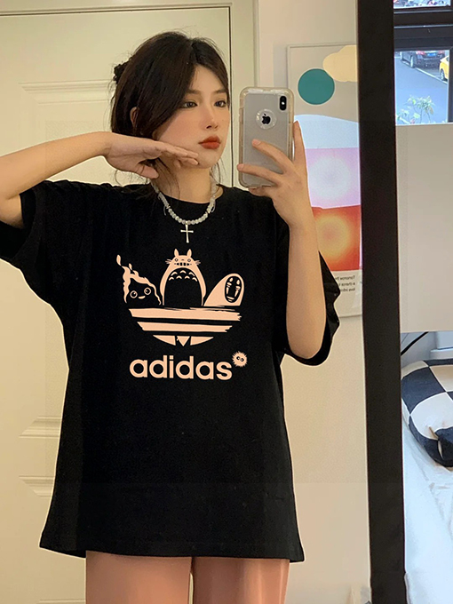 アディダス×トトロ コラボ カップル 半袖Tシャツ