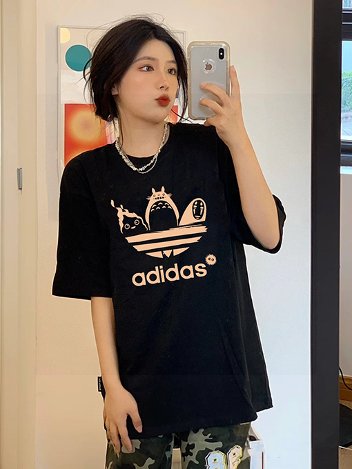 アディダス×トトロ コラボ カップル 半袖Tシャツ