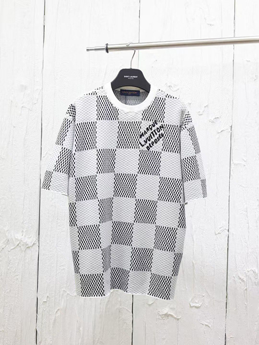 ルイヴィトンスーパーコピーニット 半袖Tシャツ