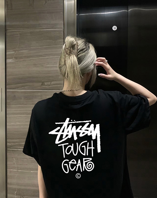ステューシーTough Gear クルーネック半袖Tシャツ