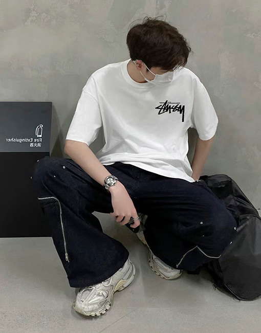 ステューシーTough Gear クルーネック半袖Tシャツ